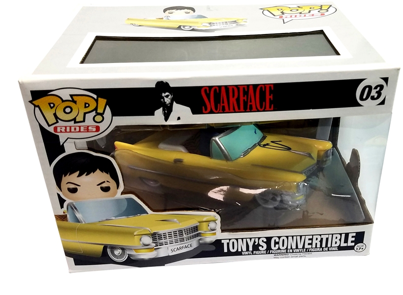 Scarface: Al Pacino Signed Funko Tony's Convertible Car (Third Party Guaranteed)