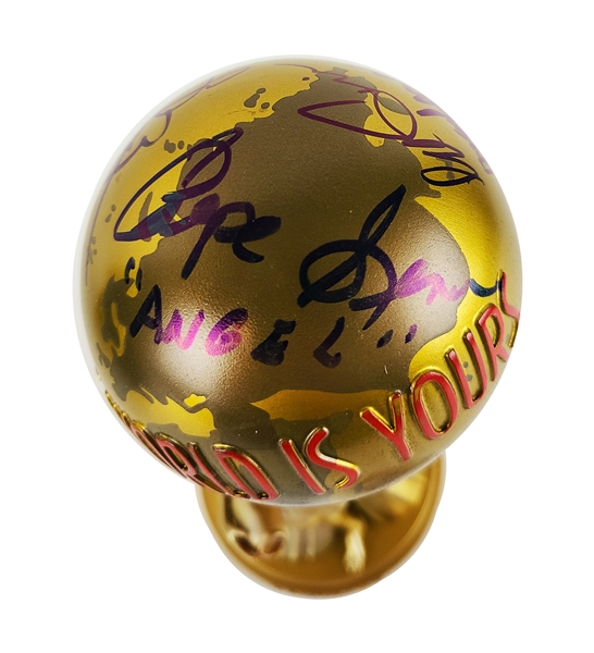 Scarface: Cast Signed Official 'World Is Yours' Statue w/ Pacino & More! (4 Sigs)(JSA Witness/ACOA)
