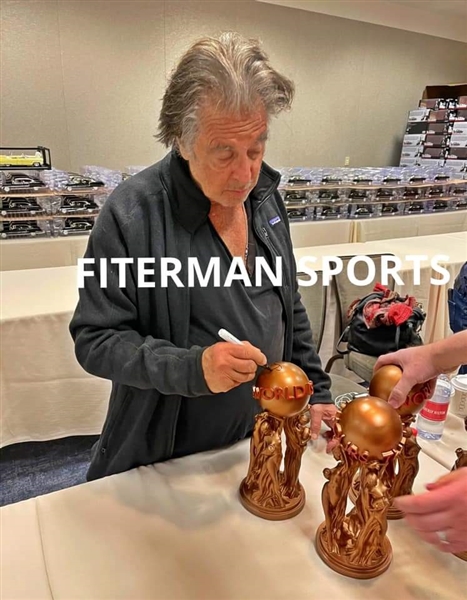 Scarface: Cast Signed Official 'World Is Yours' Statue w/ Pacino & More! (4 Sigs)(JSA Witness/ACOA)