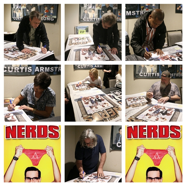 Revenge Of The Nerds: Cast Signed Full Size 27 x 40 Exact Proof Movie Poster (7 Sigs)(ACOA Witness)