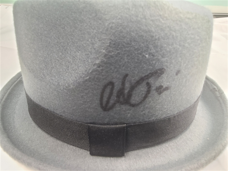 Al Pacino Full Signature Signed The Godfather Fedora Hat Display (JSA Witness) 