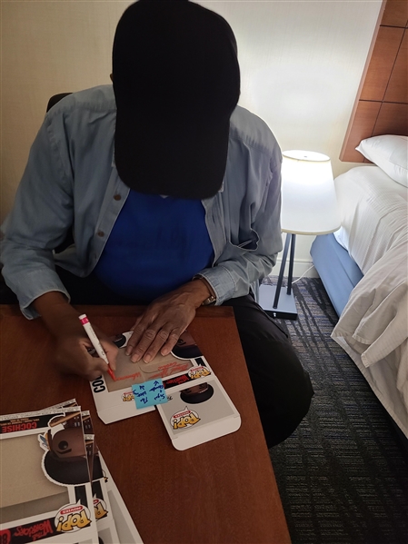 The Warriors: Michael Beck & David Harris 'Cochise' Signed Set of Two Funko Pops (ACOA)