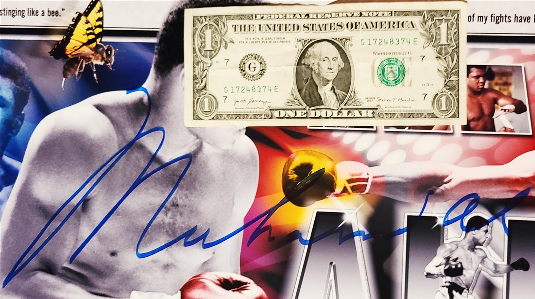 Muhammad Ali Signed Ltd. Ed. 12 x 36 Panorama Photo (Online Authentics)(Guaranteed)