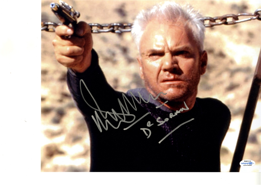 Star Trek: Malcolm McDowell Signed 11 x 14 Photo (ACOA Witness)