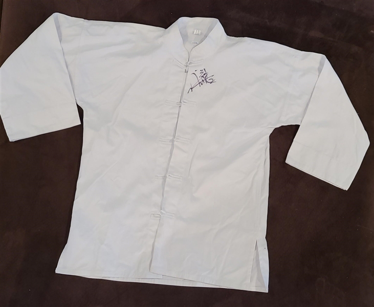 Jackie Chan Autographed Signed Karate Uniform Jacket (ACOA)