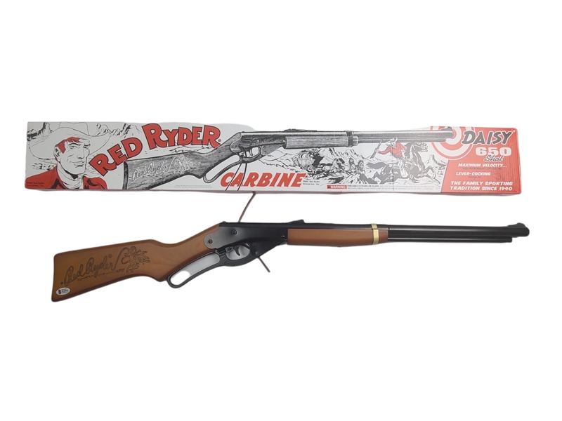 A Christmas Story: Peter Billingsley (Ralphie) Signed Red Ryder Rider BB Gun (Beckett/BAS)