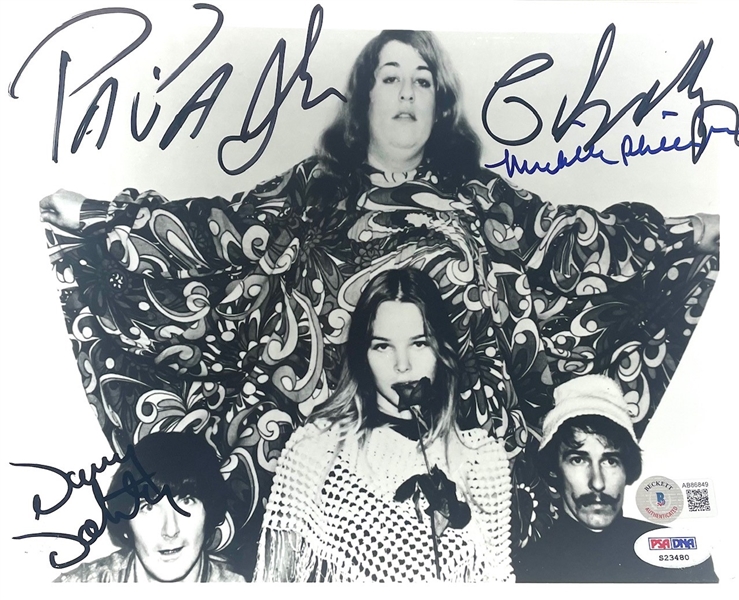 The Mamas and the Papas Group Signed B&W Photograph (3/Sigs) (Beckett/BAS)