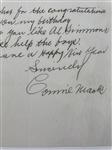 Connie Mack Signed & Handwritten Letter dated 12/30/1939 (Beckett/BAS)