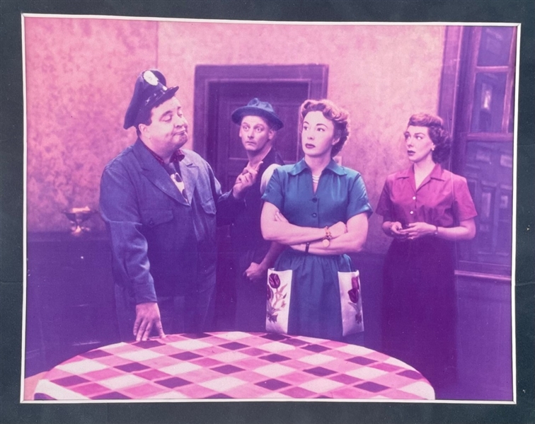The Honeymooners Cast Signed Display (3/Sigs) (Beckett/BAS)