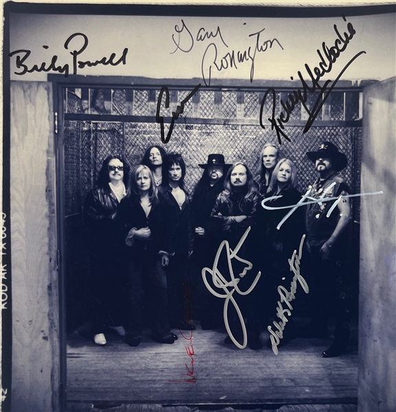 Lynyrd Skynyrd Multi-Signed 8 x 10 Vector Promo Photo (8 Sigs)(Beckett/BAS LOA)