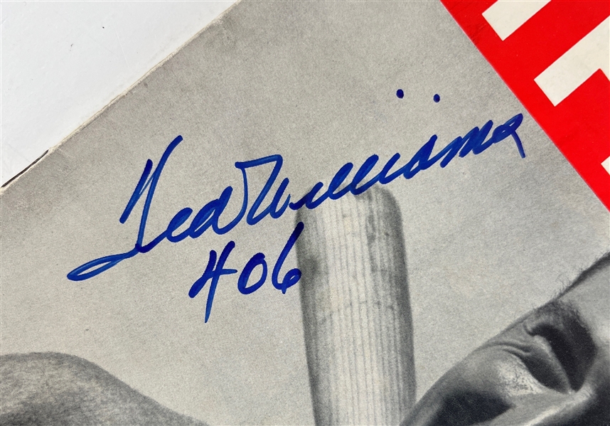 Ted Williams In-Person Signed 10.5 x 14 1941 LIFE Magazine (Beckett/BAS LOA)