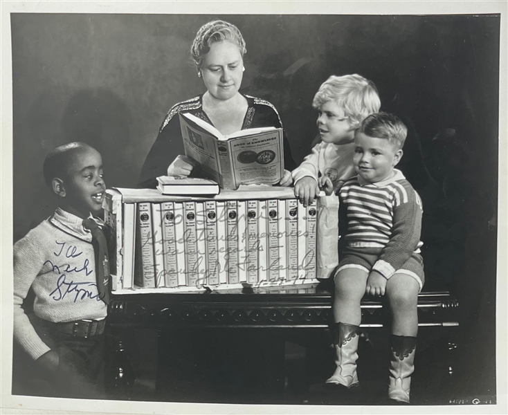 Little Rascals: Stymie & Spanky Signed 8" x 10" B&W Photo (Beckett/BAS)