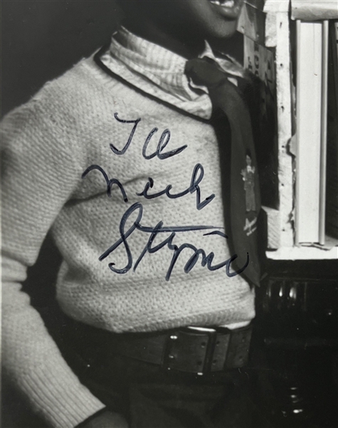 Little Rascals: Stymie & Spanky Signed 8 x 10 B&W Photo (Beckett/BAS)