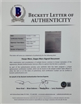 Harpo & Zeppo Marx Signed Document (Beckett/BAS LOA)