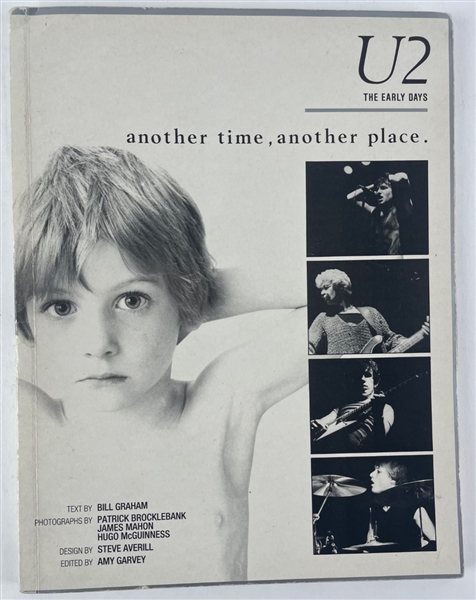 Bono Signed U2: Another Time Another Place Book (Beckett/BAS)