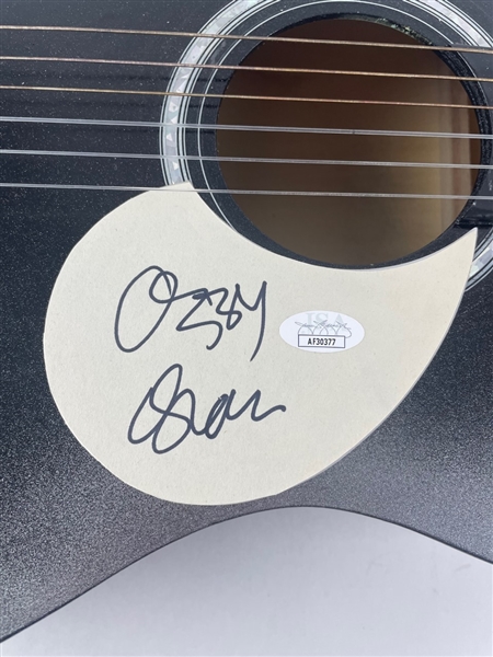 Black Sabbath: Ozzy Osbourne Signed Custom Painted Guitar (JSA)