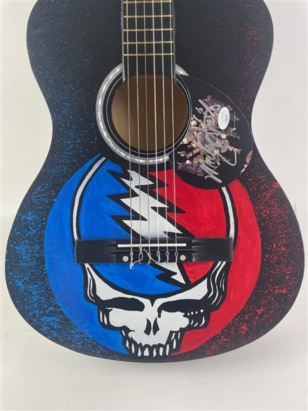 Grateful Dead Custom Painted Guitar Signed by Mickey Hart (JSA)