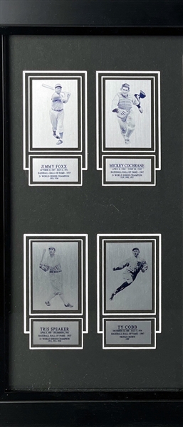 1928 Philadelphia A's Signed Envelope Display with Ty Cobb, Tris Speaker, Connie Mack, etc. (Third Party Guaranteed)