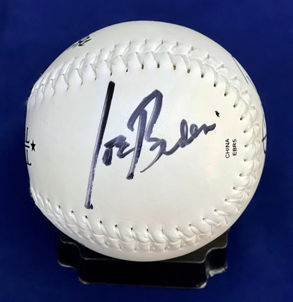 President Barack Obama & President Joe Biden RARE Dual Signed Softball! (JSA)