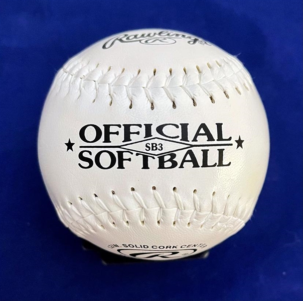 President Barack Obama & President Joe Biden RARE Dual Signed Softball! (JSA)