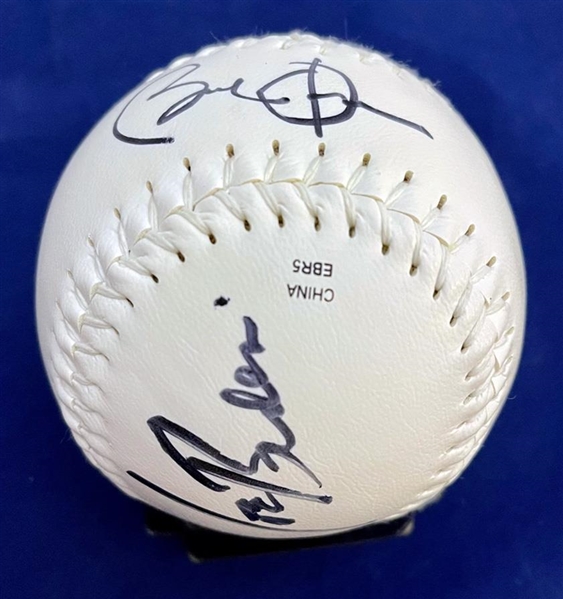 President Barack Obama & President Joe Biden RARE Dual Signed Softball! (JSA)