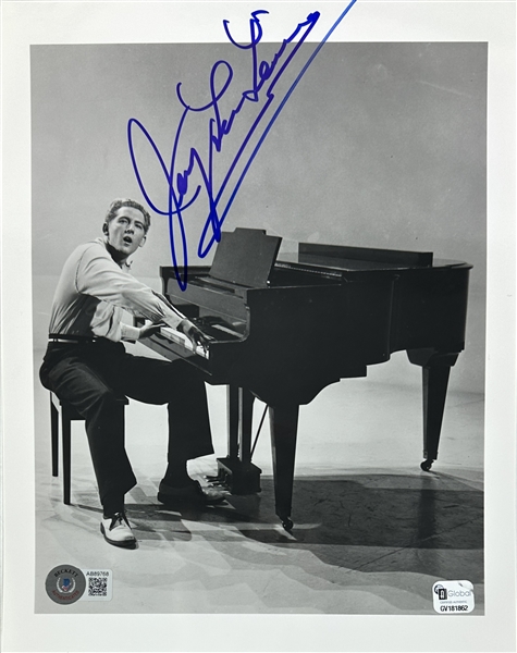 Jerry Lee Lewis Signed 8" x 10" B&W Photograph (Beckett/BAS)