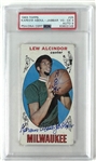 Kareem Abdul-Jabbar Signed 1969 Topps Rookie Card - PSA/DNA Autograph Graded MINT 9!
