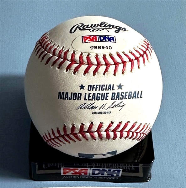 President Jimmy Carter Full Signature M.L. Baseball! PSA/DNA Graded!
