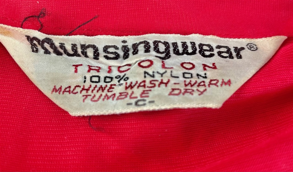Elvis Presley Owned & Worn Red Nightshirt w/ Letter of Provenance from Patti Parry