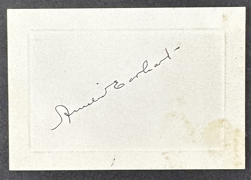 Amelia Earhart Superb Signed Stationary Card (Beckett/BAS LOA)