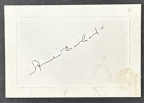 Amelia Earhart Superb Signed Stationary Card (Beckett/BAS LOA)