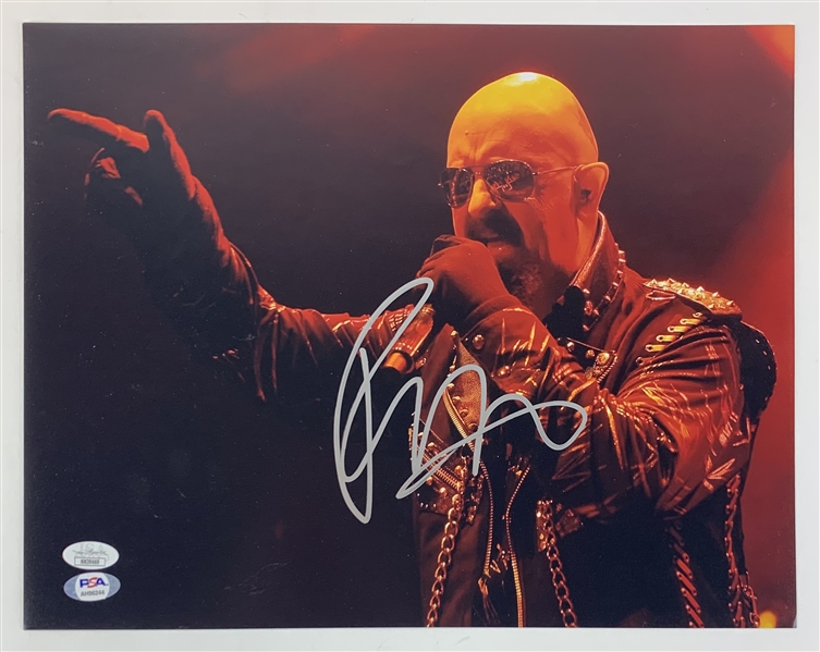 Judas Priest: Rob Halford Lot of Three (3) Signed 11 x 14 Color Photographs (Beckett, PSA/DNA & JSA)