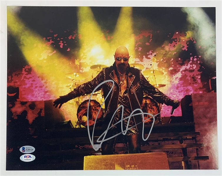 Judas Priest: Rob Halford Lot of Three (3) Signed 11 x 14 Color Photographs (Beckett, PSA/DNA & JSA)