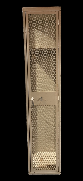 Ernie Davis' Personally Used Locker from His High School Football Days!