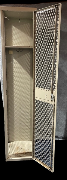 Ernie Davis' Personally Used Locker from His High School Football Days!