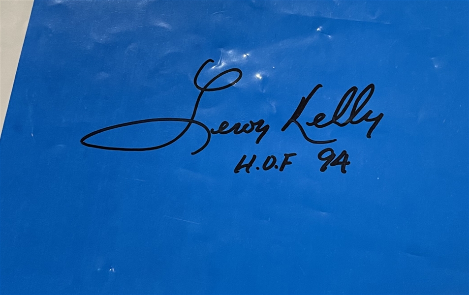 Amazing Pro Footballl Hall of Fame Running Back Legends Multi-Signed 36 x 56 Festival Banner with 17 Signatures Incl. Emmitt, Sanders, Bettis, etc.! (Third Party Guaranteed)
