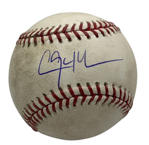 Clayton Kershaw Signed, Pitched & Game Used Baseball :: 9-01-2018 vs ARI :: Ball Pitched by Kershaw! (PSA/DNA & MLB Hologram)