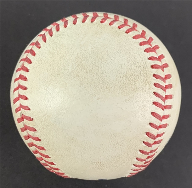 Mookie Betts Game Used & Signed OML Baseball :: 6-5-2022 LAD vs. NYM :: Ball Pitched to Betts (PSA/DNA COA & MLB Authentication)