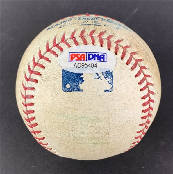 Kris Bryant Game Used & Signed OML Baseball :: 8-27-2016 CHC vs. LAD :: Cubs Championship Season! (PSA/DNA COA & MLB Authentication)