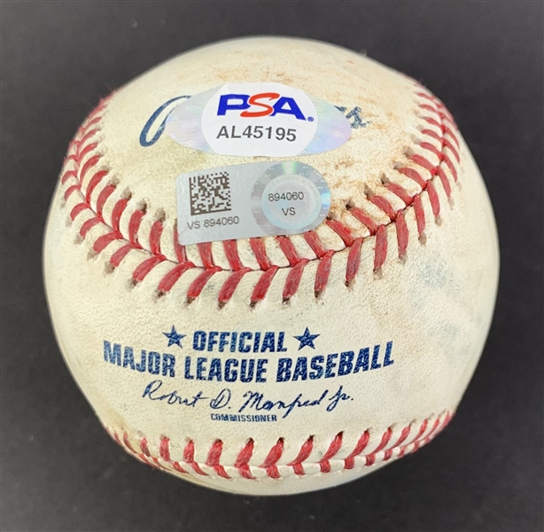Freddie Freeman Game Used & Signed OML Baseball :: Used 6-03-2022 NYM vs LAD :: Ball Pitched to Freeman! (MLB Holo & PSA/DNA)