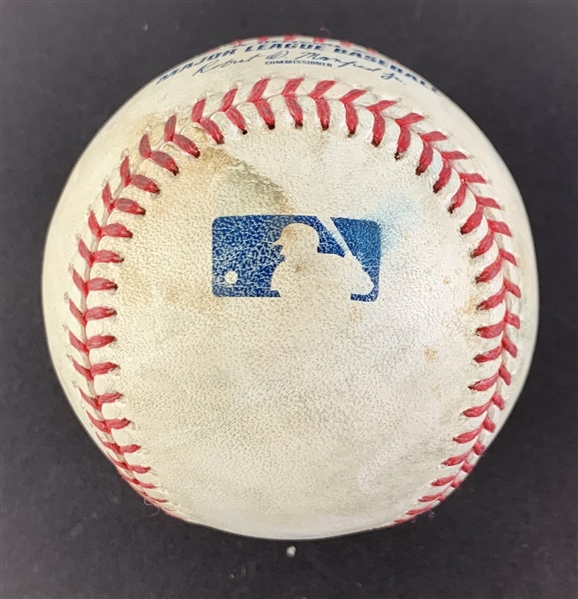 Freddie Freeman Game Used & Signed OML Baseball :: Used 6-03-2022 NYM vs LAD :: Ball Pitched to Freeman! (MLB Holo & PSA/DNA)