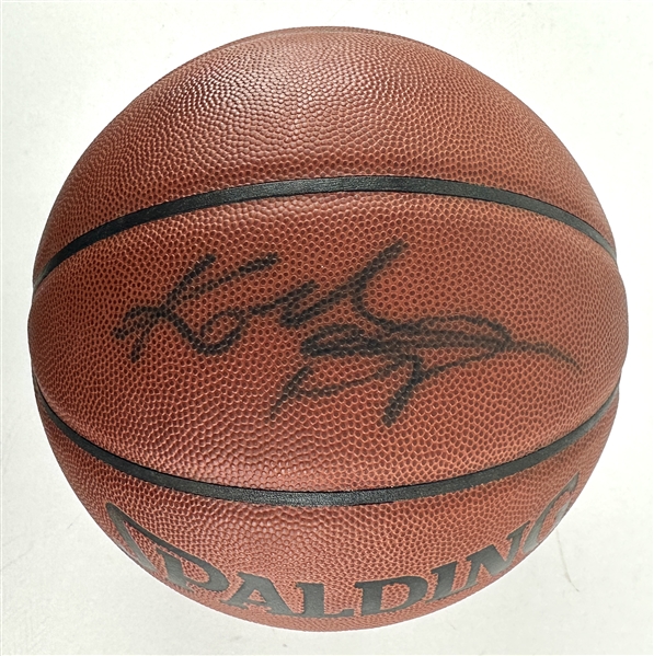 Kobe Bryant Signed Spalding NBA I/O Model Basketball (PSA/DNA Sticker & Beckett/BAS LOA)