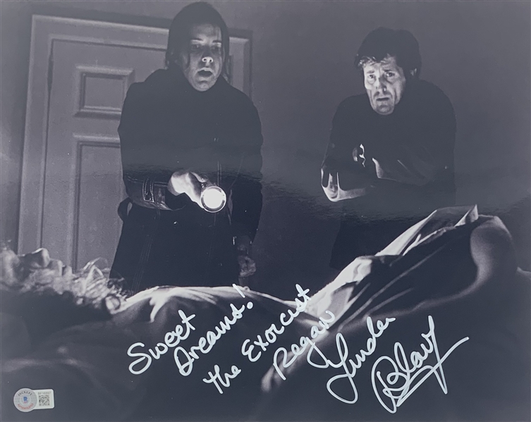 Linda Blair Signed & Inscribed Photo from The Exorcist (Beckett/BAS)
