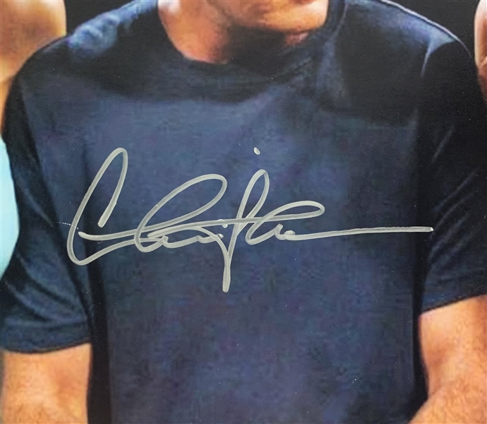 Charlie Sheen Signed 11 x 17 Color Photo from Two and a Half Men (PSA/DNA COA)