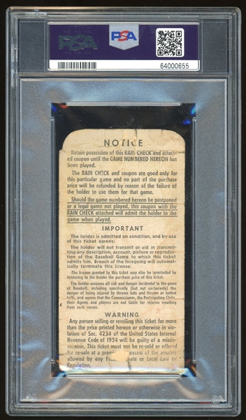 Bill Mazeroski Signed & Inscribed 1960 World Series Ticket Stub w/ Gem Mint 10 Auto! (PSA/DNA Encapsulated)