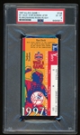1997 ALDS Game 1 Ticket Stub :: Jeter HR #2 & Rivera SV #1 (PSA/DNA)