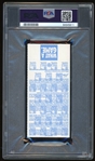 1997 ALDS Game 1 Ticket Stub :: Jeter HR #2 & Rivera SV #1 (PSA/DNA)