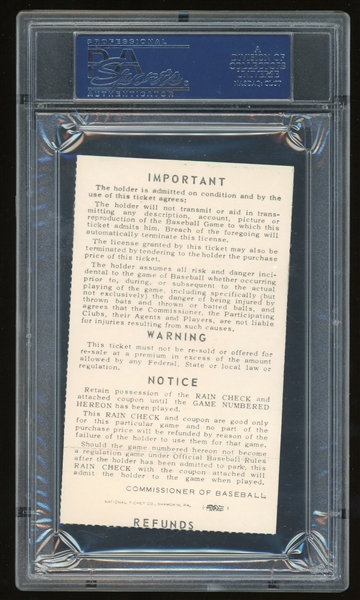 1971 World Series Game 7 Ticket Stub : Clemente MVP (PSA/DNA Encapsulated)