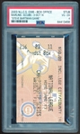 2003 NLCS Marlins vs. Cubs Ticket Stub - The "Steve Bartman Game" (PSA/DNA)
