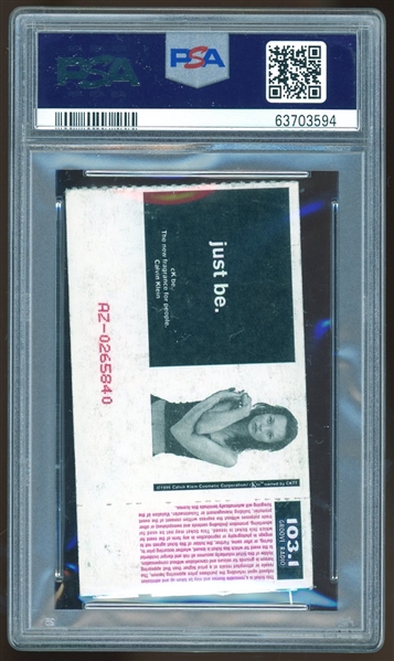 Steve Nash & Shaquille O'Neal Debut 1996 Lakers NBA Ticket (PSA/DNA)